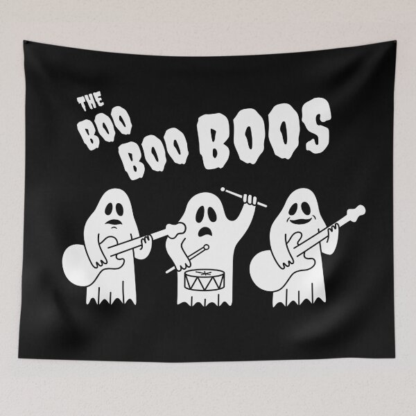 Item preview, The Boo Boo Boos Halloween Ghosts Rock Band designed and sold by PILANTROP.