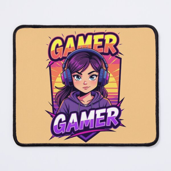 Item preview, SUNSET GAMER GIRL designed and sold by shinyillust.