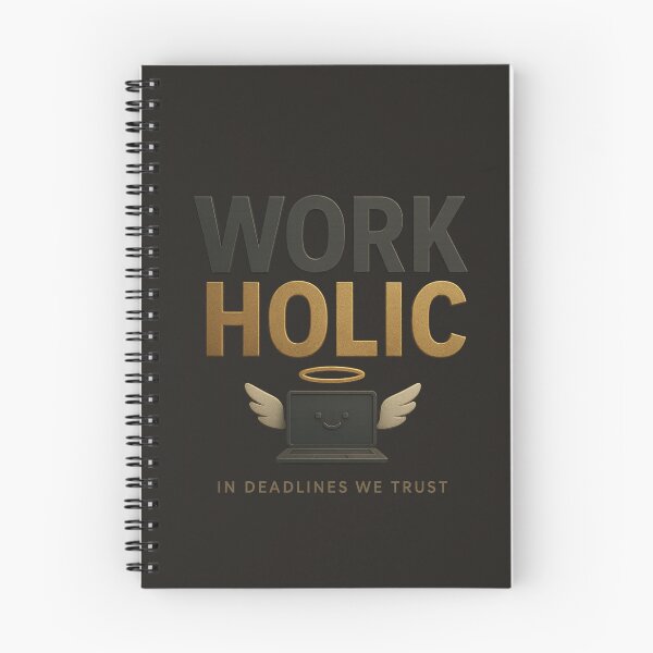 Item preview, WORKAHOLIC – In Deadlines We Trust designed and sold by DesignShopAD.