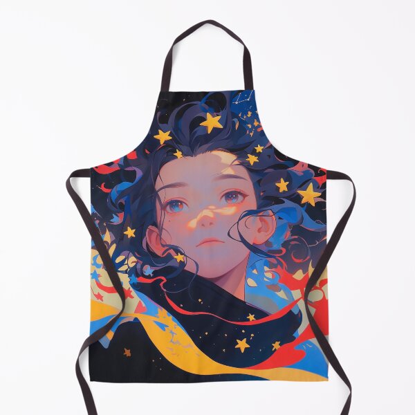 Item preview, Portrait of anime character with stars designed and sold by PokeBroer.
