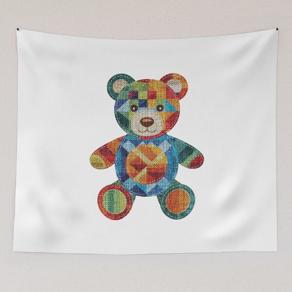 Item preview, Patch Work Teddy Bear  designed and sold by The Domestic Order .