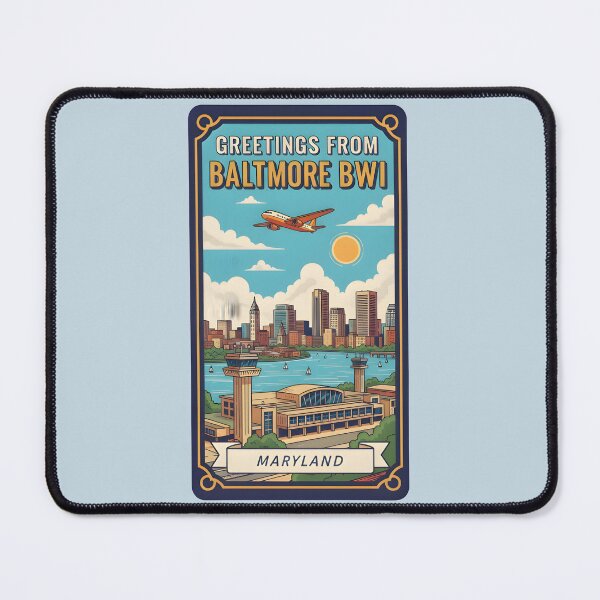 Item preview, Baltimore Airport BWI designed and sold by Chaotic Neutral.