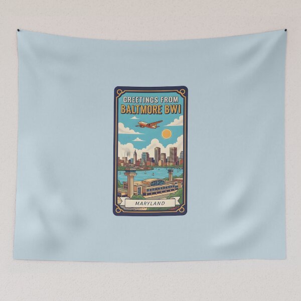 Item preview, Baltimore Airport BWI designed and sold by Chaotic Neutral.