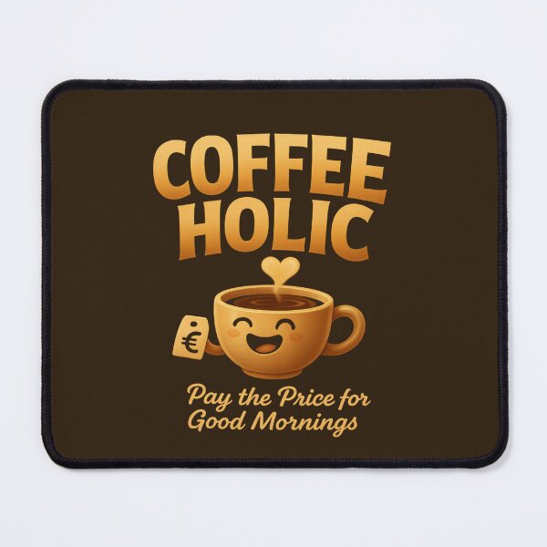 Item preview, COFFEEHOLIC – Pay the Price for Good Mornings designed and sold by DesignShopAD.
