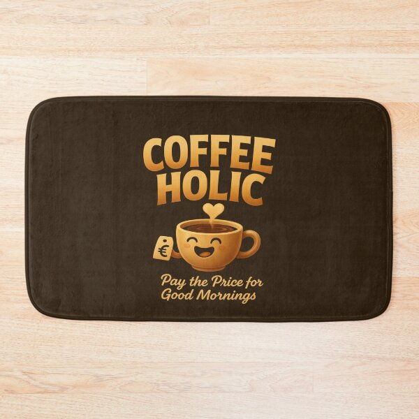 Item preview, COFFEEHOLIC – Pay the Price for Good Mornings designed and sold by DesignShopAD.