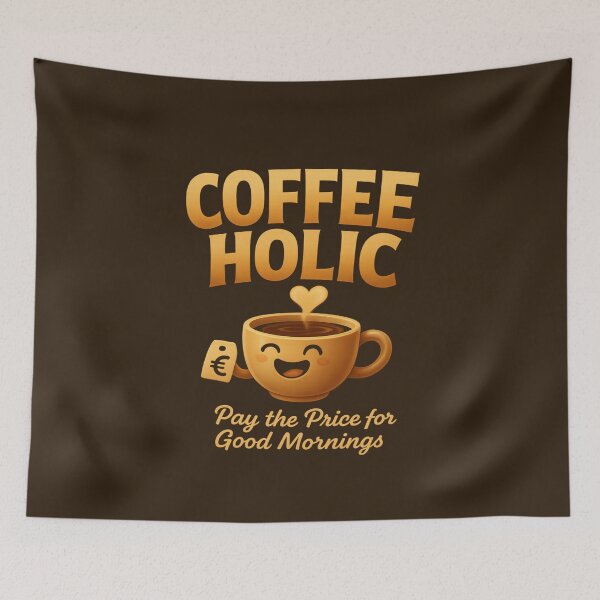 Item preview, COFFEEHOLIC – Pay the Price for Good Mornings designed and sold by DesignShopAD.