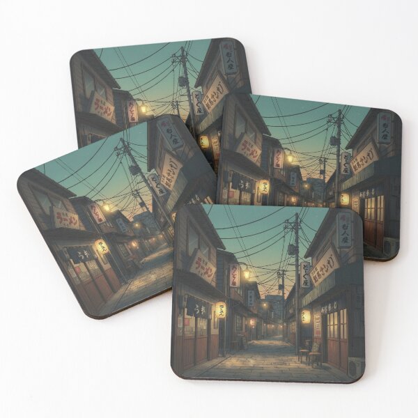 Item preview, Retro Anime Night Street Alley designed and sold by ArcadeAura.