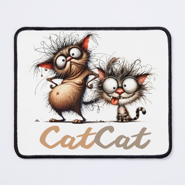 Item preview, Cute Funny Cats CatCat  designed and sold by JokeAndStyle.