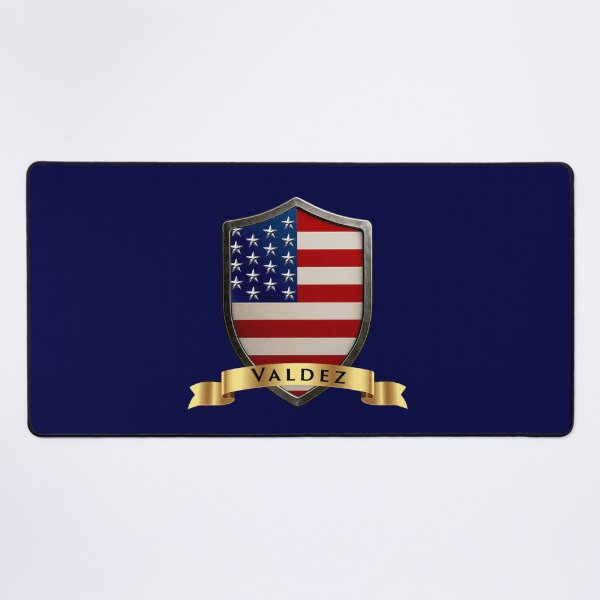 Item preview, Valdez Family USA Shield, Stars & Stripes Pride Crest designed and sold by Highlandkings.