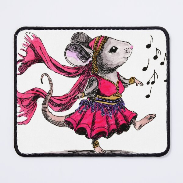 Item preview, Folkloric Dancing Mouse designed and sold by Scribbles & Doodles by Jinx.