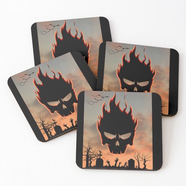 Item preview, Flaming Skull Graveyard designed and sold by IREMORHAN.