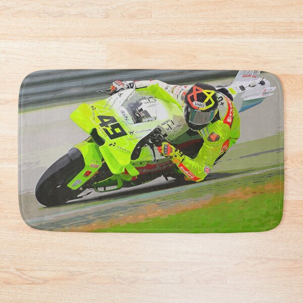 Item preview, Fabio Di Giannantonio racing in the corners on his 2025 MotoGP motorcycle 2 watercolor designed and sold by Rodissimus1984.
