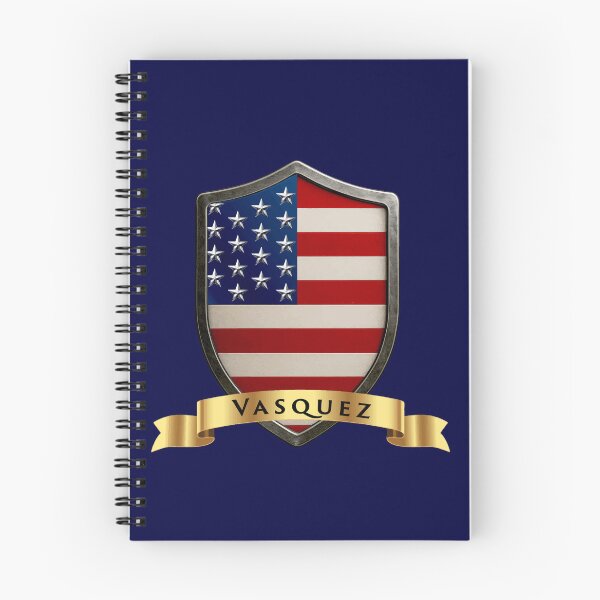Item preview, Vasquez Family USA Shield, Stars & Stripes Pride Crest designed and sold by Highlandkings.