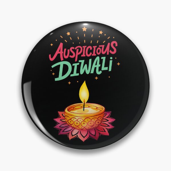 Item preview,  Auspicious Shub Dipaavali , Happy Diwali ver 1b| Festival of Lights | Indian Deepavali Celebration with Diyas, Rangoli & Lord Ganesha | Hindu Festival Art & Gifts|yoga designed and sold by CosmicNook1.