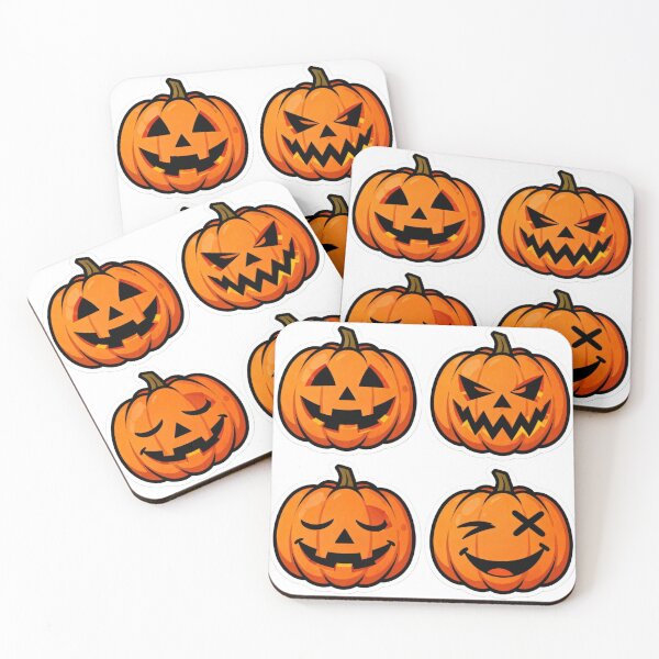 Item preview, Pumpkin Faces Pack sticker designed and sold by BABA1655.