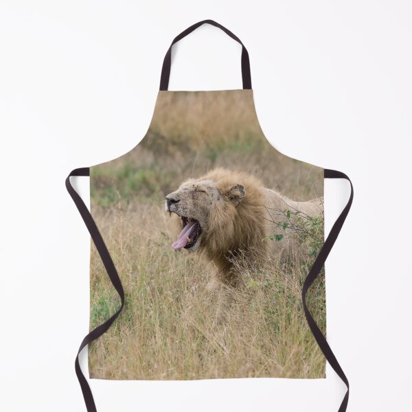 Item preview, Yawning Through the Grass — Casper, the White Lion (Kruger) designed and sold by DavideAntoniani.