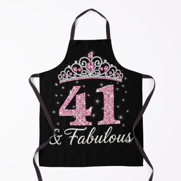 Item preview, Women’s 41 and Fabulous | 41st Birthday Crown Design | Elegant Pink Gold Celebration Gift | 41st Birthday designed and sold by svarupa.