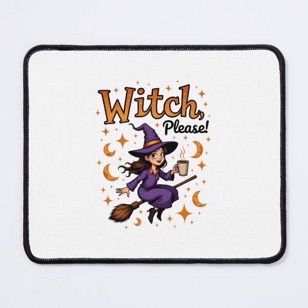 Item preview, Witch, Please! – Funny Halloween Witch Coffee T-Shirt with Stars & Moons designed and sold by relso.