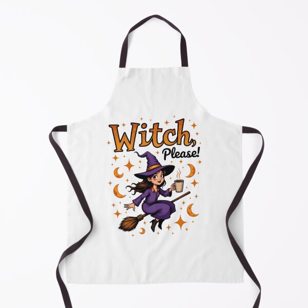 Item preview, Witch, Please! – Funny Halloween Witch Coffee T-Shirt with Stars & Moons designed and sold by relso.