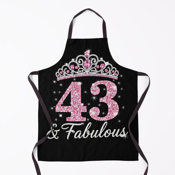 Item preview, Women’s 43 and Fabulous | 43rd Birthday Crown Design | Elegant Pink Gold Celebration Gift | 43rd Birthday designed and sold by svarupa.