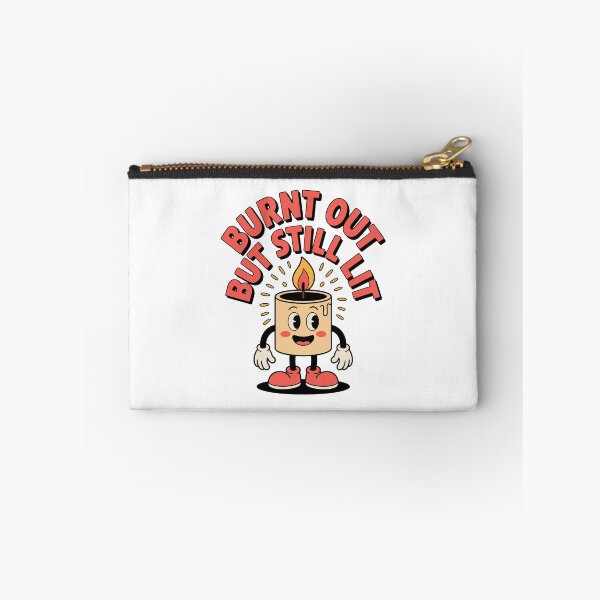 Item preview, Burnt Out But Still Lit – Funny Candle Quote for Exhausted But Thriving Souls designed and sold by ThatBBStore.