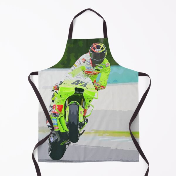 Item preview, Fabio Di Giannantonio making a wheelie on his 2025 MotoGP motorcycle watercolor designed and sold by Rodissimus1984.