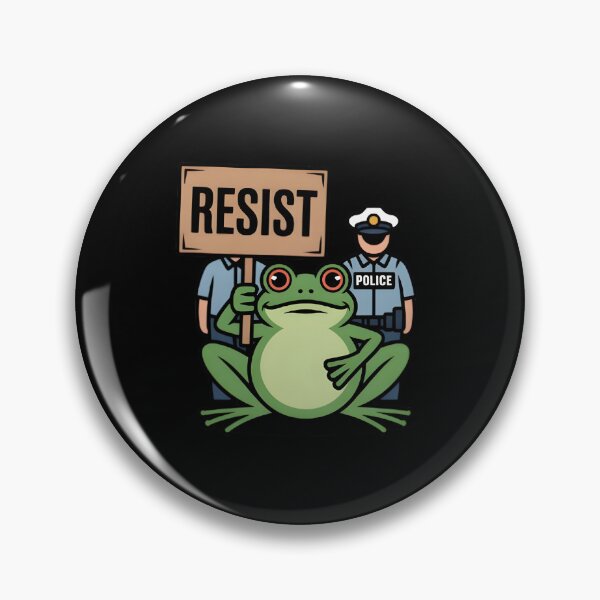 Item preview, Resist Portland Frog Protest designed and sold by Avenius Graphics.