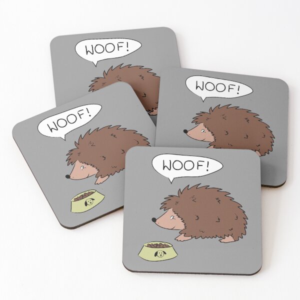 Item preview, Hedgehog WOOF! designed and sold by HugSomeNettles.