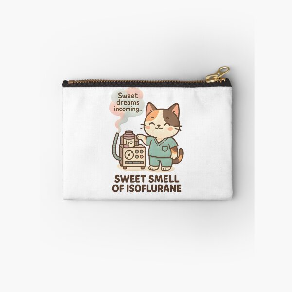 Item preview, That Sweet Smell of Isoflurane – Cute Vet Anesthesiologist Cat Design designed and sold by Bettybee00.