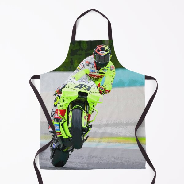 Item preview, Fabio Di Giannantonio making a wheelie on his 2025 MotoGP motorcycle abstract designed and sold by Rodissimus1984.
