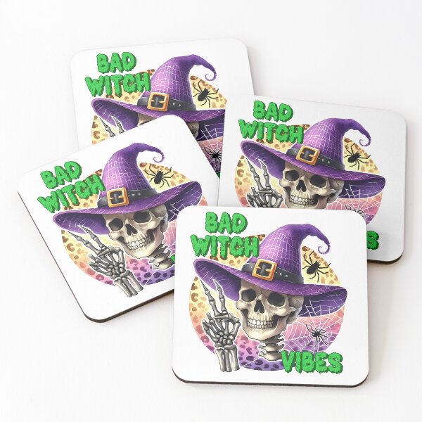 Item preview, Bad Witch Vibes – Cool Skeleton Witch Halloween Design designed and sold by TakeOnline247.