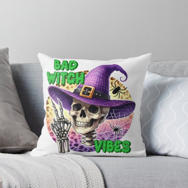 Item preview, Bad Witch Vibes – Cool Skeleton Witch Halloween Design designed and sold by TakeOnline247.