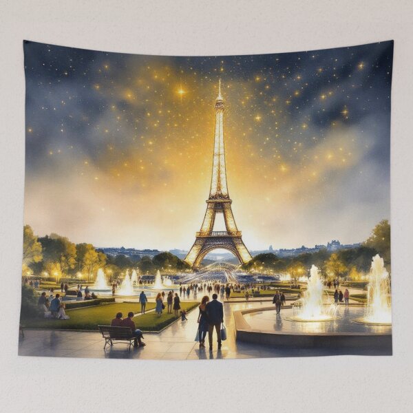 Item preview, Trocadéro Gardens, view of the Eiffel Tower (Paris) designed and sold by jefboutique6150.