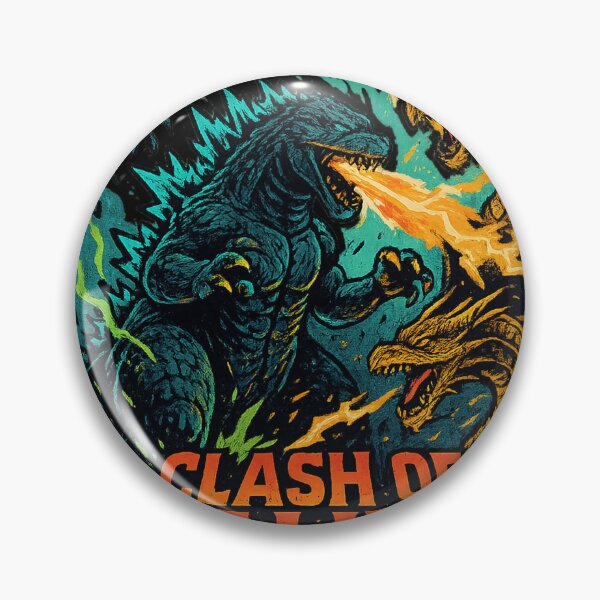 Item preview, Titans Unleashed – Clash of Kaijus Epic Battle Collage designed and sold by The Clash Lab.