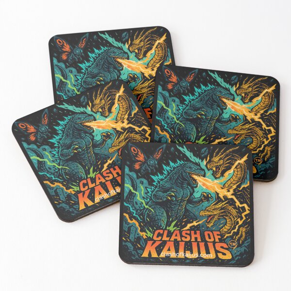 Item preview, Titans Unleashed – Clash of Kaijus Epic Battle Collage designed and sold by The Clash Lab.