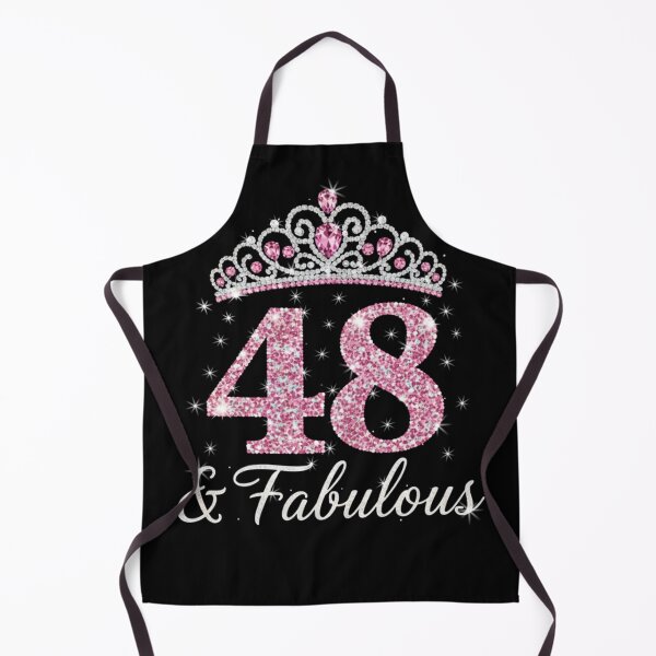 Item preview, Women’s 48 and Fabulous | 48th Birthday Crown Design | Elegant Pink Gold Celebration Gift | 48th Birthday designed and sold by svarupa.