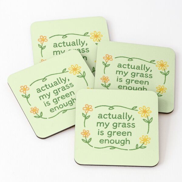 Item preview, Actually, my grass is green enough - Embroidery flowers designed and sold by wonderxwander.