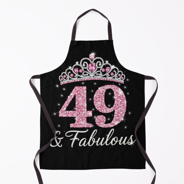 Item preview, Women’s 49 and Fabulous | 49th Birthday Crown Design | Elegant Pink Gold Celebration Gift | 49th Birthday designed and sold by svarupa.