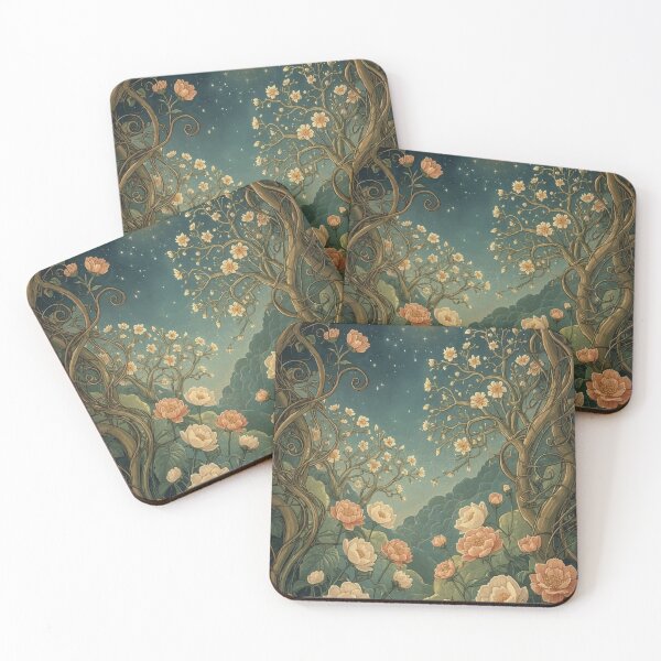 Item preview, Moonlit Garden Gate designed and sold by AbstractAnom.