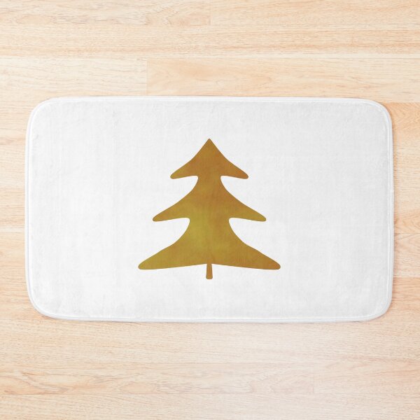 Item preview, Golden Pine Tree on white - Calm, Sensory-Friendly designed and sold by CreaTwinkles.