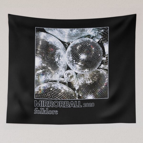 Item preview, Vintage Folklore Mirrorball Disco Ball Concert Design designed and sold by SaltedBeachPaperie.