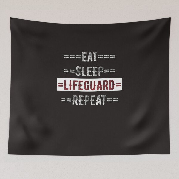 Item preview, Eat Sleep Lifeguard Repeat Gift para socorristas designed and sold by TrndSttr.