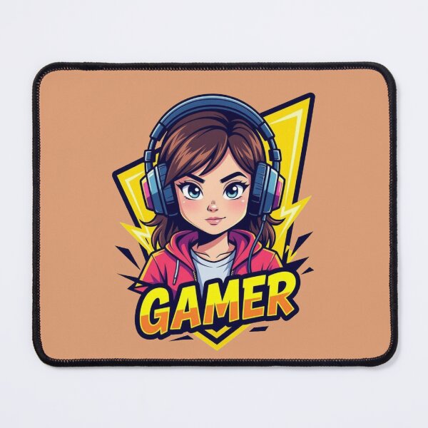 Item preview, YELLOW GAMER GIRL designed and sold by shinyillust.
