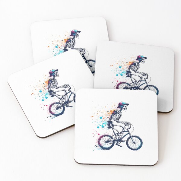 Item preview, Extreme Mountain Biking Watercolor Splash | Downhill MTB Action designed and sold by Colorful-Garden.