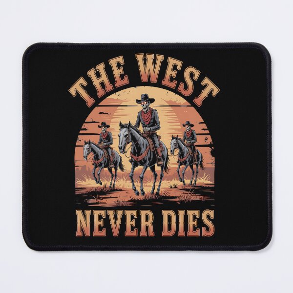 Item preview, skeleton cowboy - western skeleton - cowboy skull - ghost cowboy - spooky cowboy - undead outlaw - dark western - cowboy bones - western gothic - skull illustration - desert bones - haunted saloon designed and sold by JansenGS.
