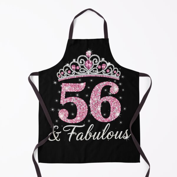 Item preview, Women’s 56 and Fabulous | 56th Birthday Crown Design | Elegant Pink Gold Celebration Gift | 56th Birthday designed and sold by svarupa.