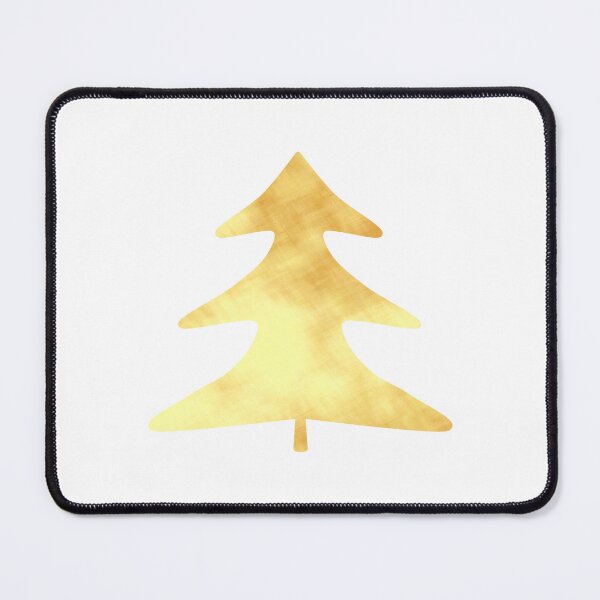 Item preview, Golden Pine Tree on white - Calm, Sensory-Friendly designed and sold by CreaTwinkles.