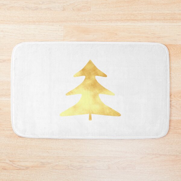 Item preview, Golden Pine Tree on white - Calm, Sensory-Friendly designed and sold by CreaTwinkles.