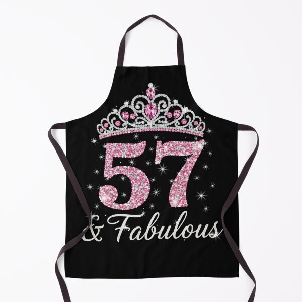 Item preview, Women’s 57 and Fabulous | 57th Birthday Crown Design | Elegant Pink Gold Celebration Gift | 57th Birthday designed and sold by svarupa.