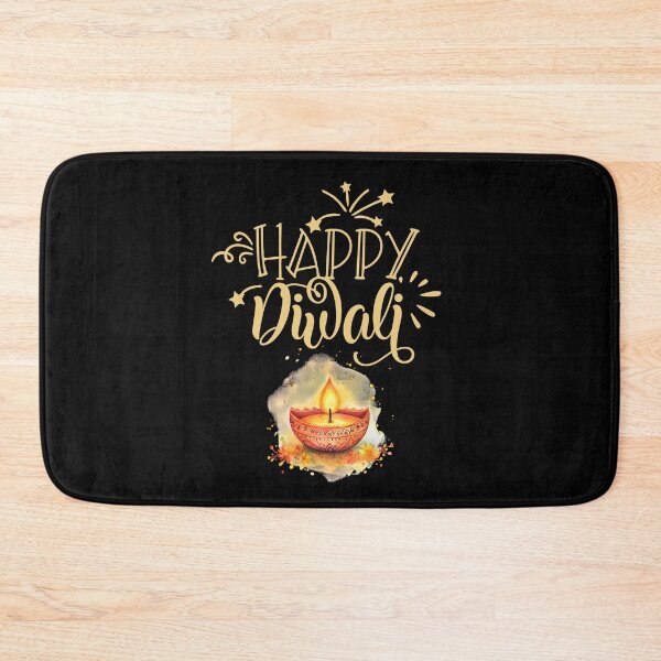 Item preview,  Shub Dipaavali , Happy Diwali ver 2A| Festival of Lights | Indian Deepavali Celebration with Diyas, Rangoli & Lord Ganesha | Hindu Festival Art & Gifts|yoga designed and sold by CosmicNook1.